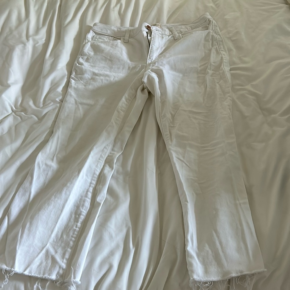 white jeans